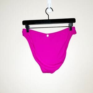 Amavi Hot Pink High Waist Bikini Swim Bottoms Womens Size Large NWOT Beach